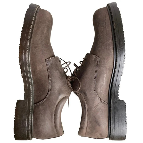 Clark’s Men’s Active Air Brown Leather Lace Up Oxford Shoe  Sz 7.5 Waterproof - Picture 5 of 13